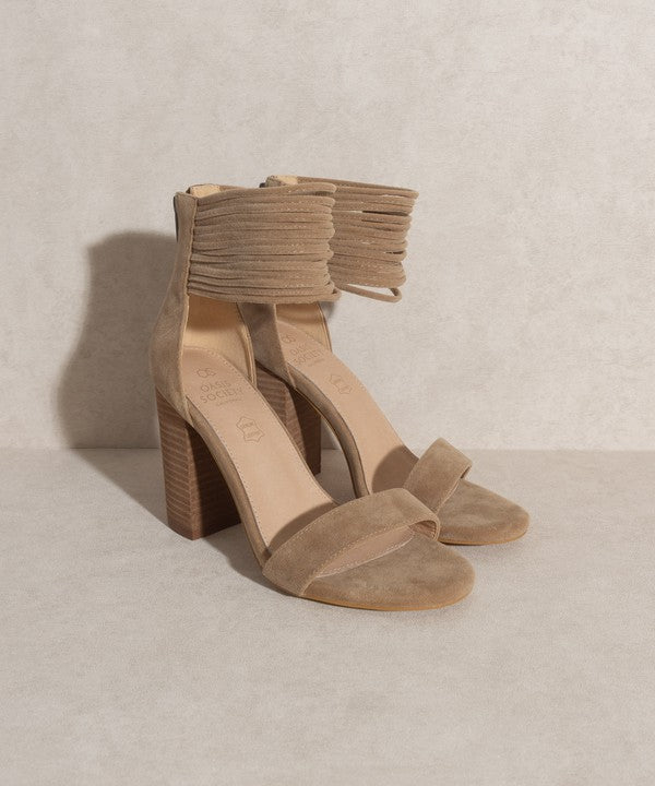 Block Heel Shoes With Ankle Strap - Temu